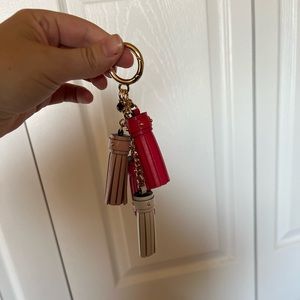 Michael Kors Mini Tassel Leather Keychain Bag Charm